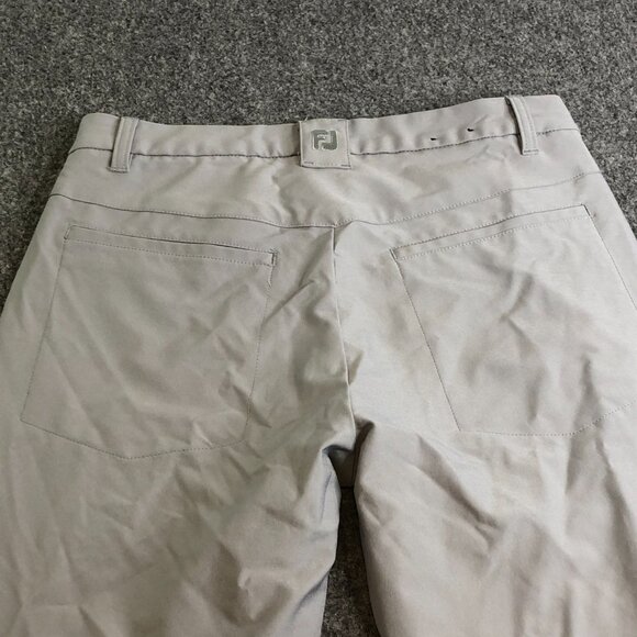 Footjoy Pants Mens 30x32 Gray Golf Stretch Flat Front Performance - Picture 9 of 11